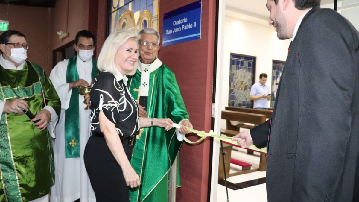 Inauguración del Oratorio San Juan Pablo II en el Curso de Admisión del Campus Asunción