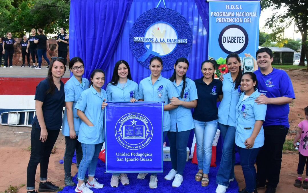 Estudiantes de San Ignacio Guazú participaron de jornada de concientización sobre la diabetes