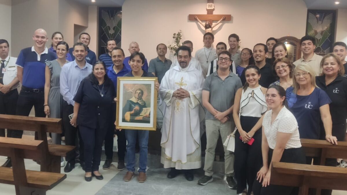 Santa Misa en honor a Santo Tomás de Aquino reúne a la comunidad universitaria de la UC y la UNA