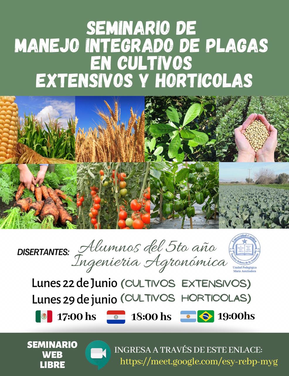 Seminario De Manejo Integrado De Plagas En Cultivos Extensivos Y