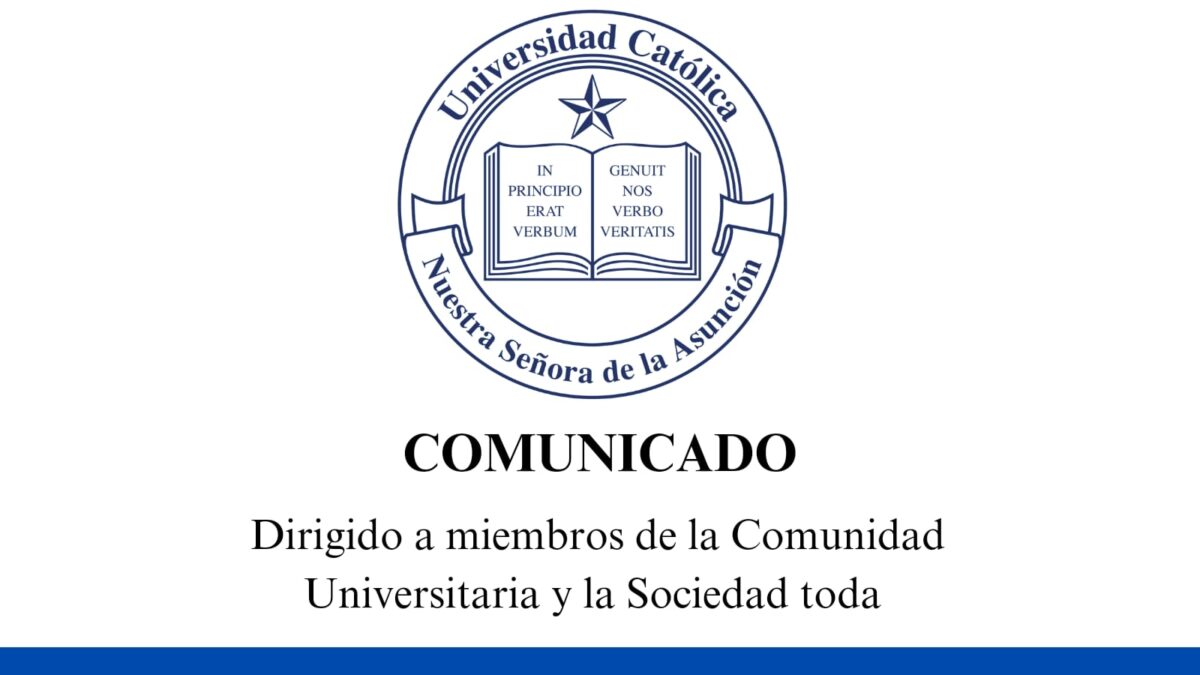 Comunicado del Consejo de Gobierno General de la UC