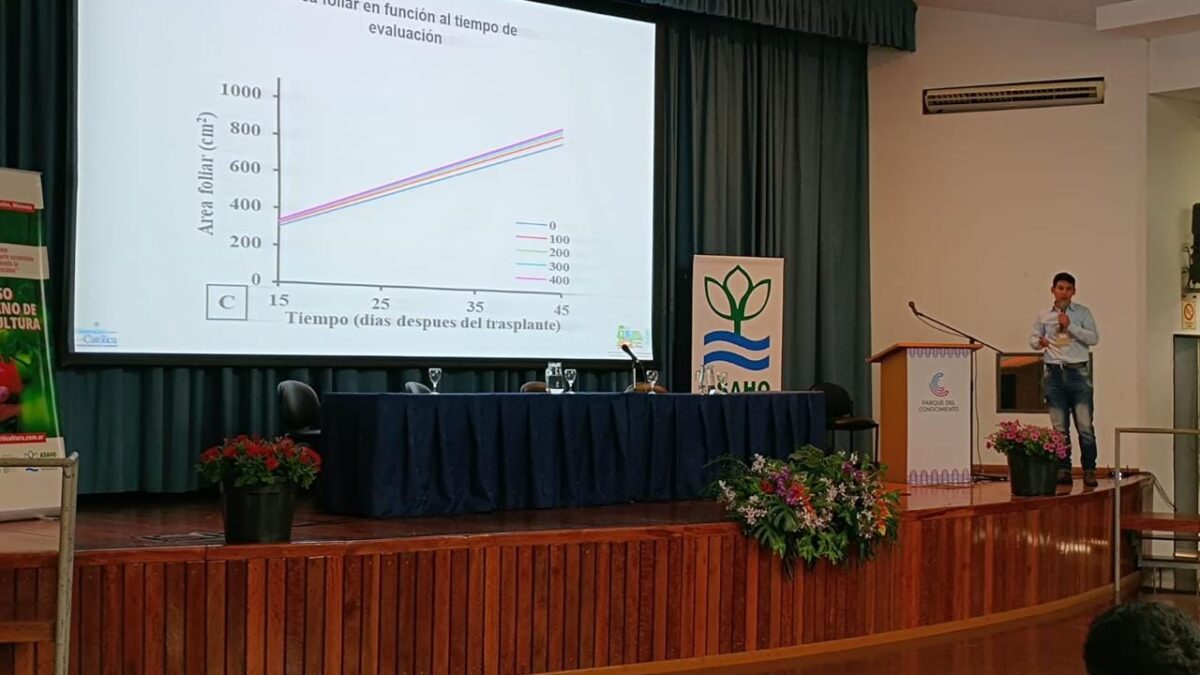 Egresado de la Unidad Pedagógica María Auxiliadora participó como ponente en congreso internacional de horticultura