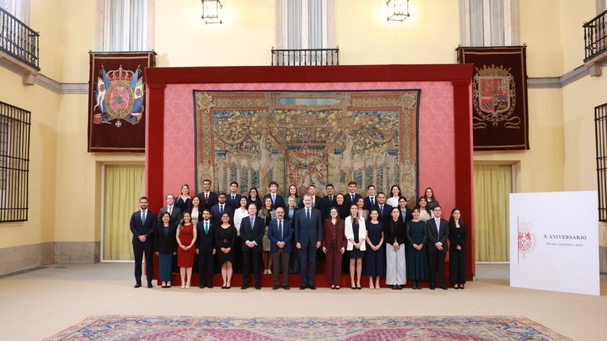 Estudiante de la UC participó en audiencia con el Rey Felipe VI de España