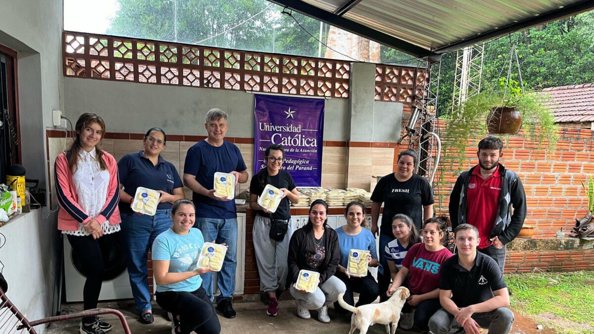 Semana Santa: UP San Pedro dona tradicional chipa para 100 familias