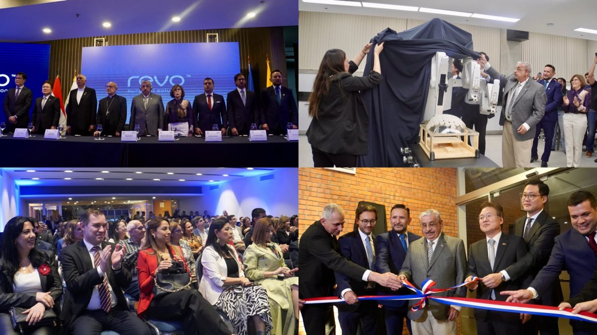 Universidad Católica y Droguepar inauguraron el primer centro de entrenamiento en cirugía robótica del Paraguay